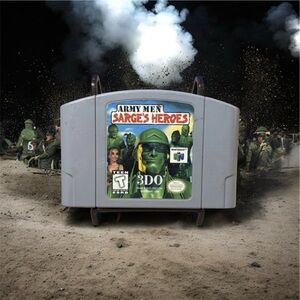 Army Men: Sarge's Heroes - Gray Nintendo 64 Cartridge